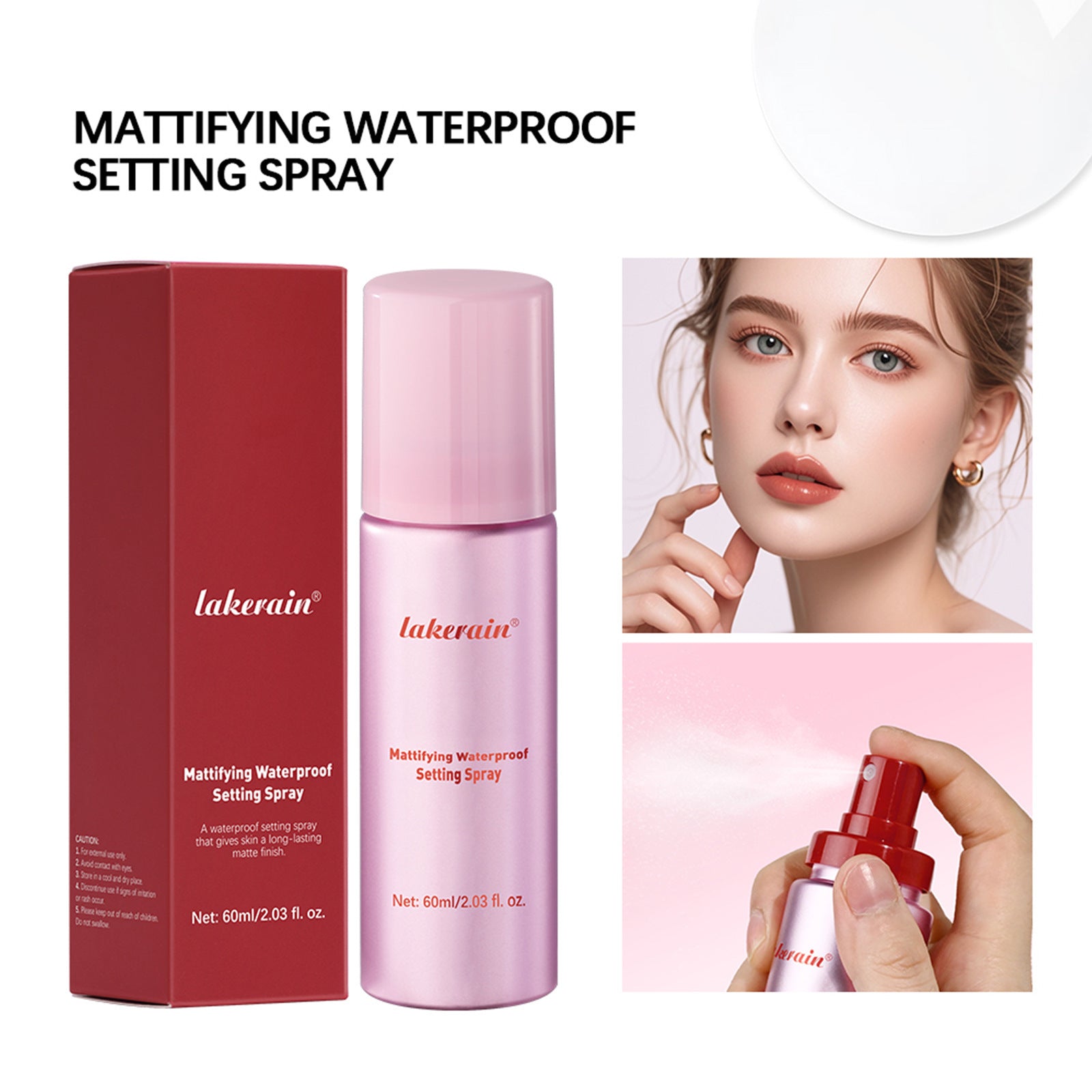 Makeup Mist Spray Long-lasting Matte Makeup Effect Waterproof